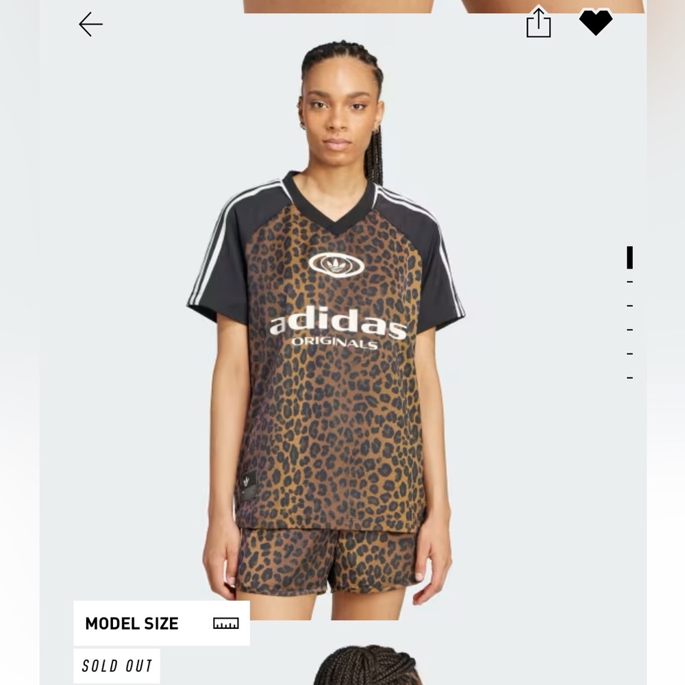 adidas originals satin leopard jersey